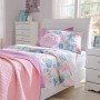 Anarasia White Sleigh Bed